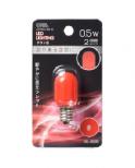 LEDナツメ球（装飾用/0.5W/2lm/赤色/T20/E12/レッド） 4971275646056