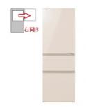 【右開き】3ドア 356L 冷蔵庫 4904530129919