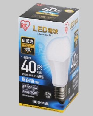 LED電球　口金E26 4967576300261