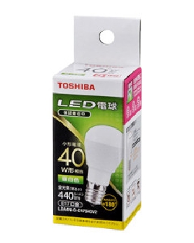 LED電球 40W形相当 昼白色 4580625138525