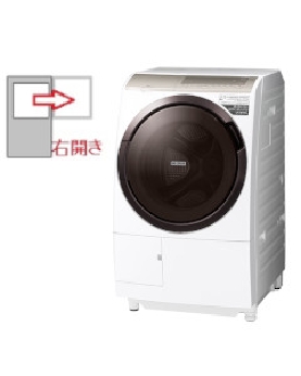【右開き】ドラム式洗濯乾燥機　洗濯・脱水容量10kg/洗濯～乾燥・乾燥容量6kg 4549873135885