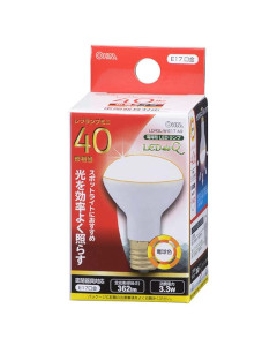 ＬＥＤ電球 レフランプミニ形（40形相当/362lm/電球色/E17/配光角140°/密閉形器具対応） 4971275607675