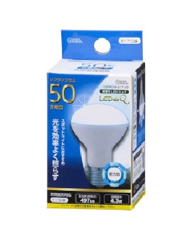 ＬＥＤ電球 レフランプミニ形（50形相当/497lm/昼光色/E17/配光角150°/密閉形器具対応） 4971275607705