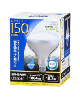 ＬＥＤ電球 レフランプ形（150形相当/1804lm/昼光色/E26/配光角130°/防雨タイプ） 4971275607941