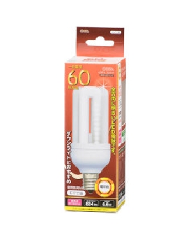 ＬＥＤ電球 D形（60形相当/824 lm/電球色/E17/全方向280°/密閉形器具対応/断熱材施工器具対応） 4971275616745