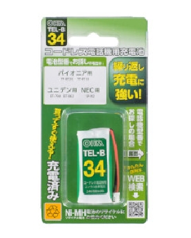 コードレス電話機用充電式ニッケル水素電池　4971275500341