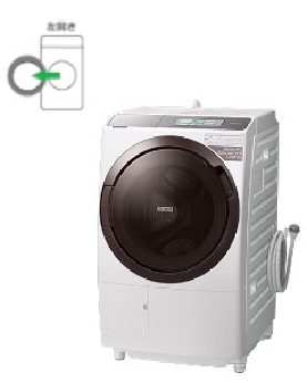 【左開き】ドラム式洗濯乾燥機 洗濯容量11kg 乾燥容量6kg 4549873135892