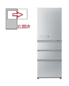 メーカー直販 アクア AQR-27M-S 272L 3ドア冷蔵庫（ブライトシルバー 