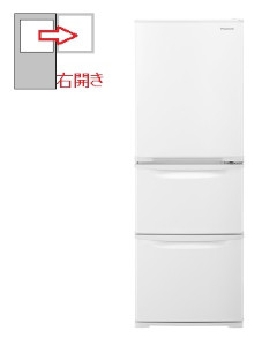 【右開き】335L 3ドア 4549980537183