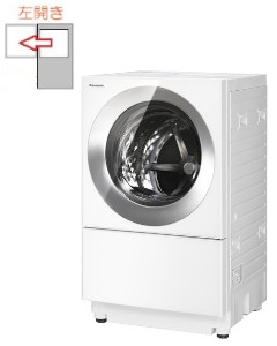 【左開き】ドラム洗濯乾燥機 洗濯容量10kg 乾燥容量5kg 4549980677346