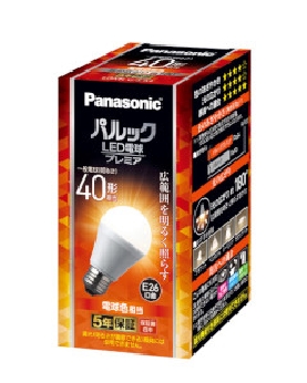 パルック LED電球 プレミア 4.4W （電球色40W相当・Ｅ26口金） 4549980522745