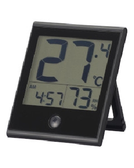 時計付きデジタル温湿度計 4971275814462