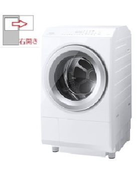 【右開き】ドラム式洗濯乾燥機 洗濯12kg 乾燥7kg 4904530119828