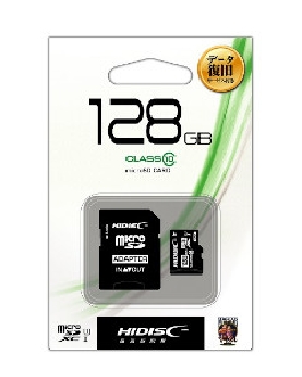 microSDXCメモリカード 128GB  Class10 UHS-1対応 4984279232286
