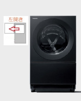 【左開き】ドラム式洗濯乾燥機 洗濯10kg 乾燥5kg 4549980744666