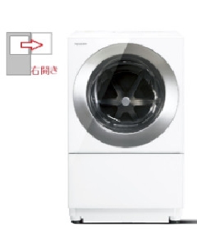 【右開き】ドラム式洗濯乾燥機 洗濯10kg 乾燥5kg 4549980744734