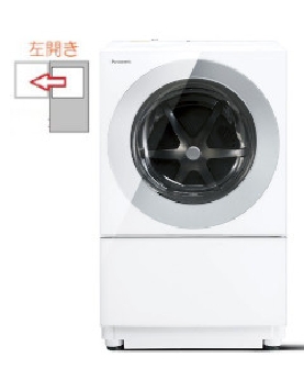 【左開き】ドラム式洗濯乾燥機 洗濯7kg 乾燥3.5kg 4549980744741