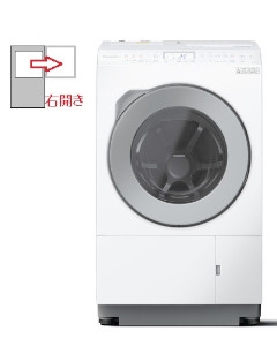 【右開き】ドラム式洗濯乾燥機 洗濯12kg 乾燥6kg 4549980744628