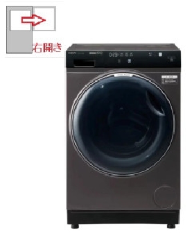 【右開き】ドラム式洗濯乾燥機 洗濯12kg 乾燥6kg 4582678510129