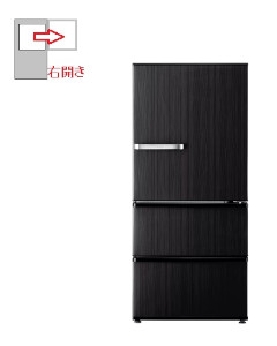 【右開き】冷蔵庫 272L 3ドア 4582678512819
