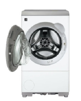 【左開き】プラズマクラスタードラム式洗濯乾燥機 洗濯容量12kg 乾燥容量6kg 4550556172387