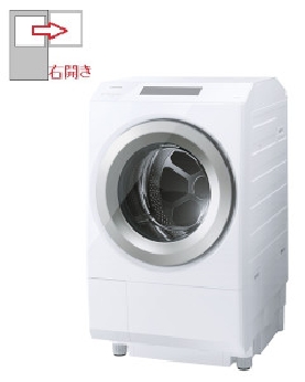 【右開き】ドラム式洗濯乾燥機 洗濯12kg 乾燥7kg 4904530136139