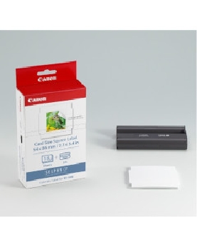 カラーインク/スクウェアラベルセット（カードサイズ正方形シール/18枚分） 4960999922171