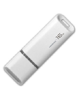 HIDISC USB 2.0 フラッシュドライブ 16GB 白 キャップ式 4984279231890